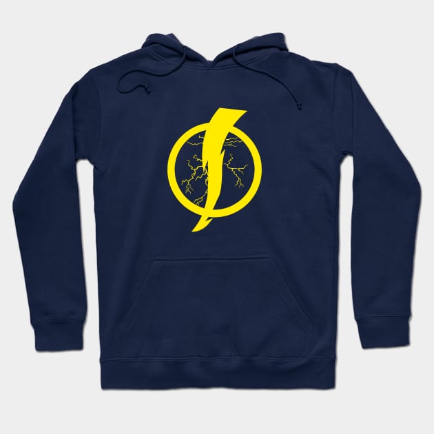 Static Shock Logo Hoodie by bagasarman